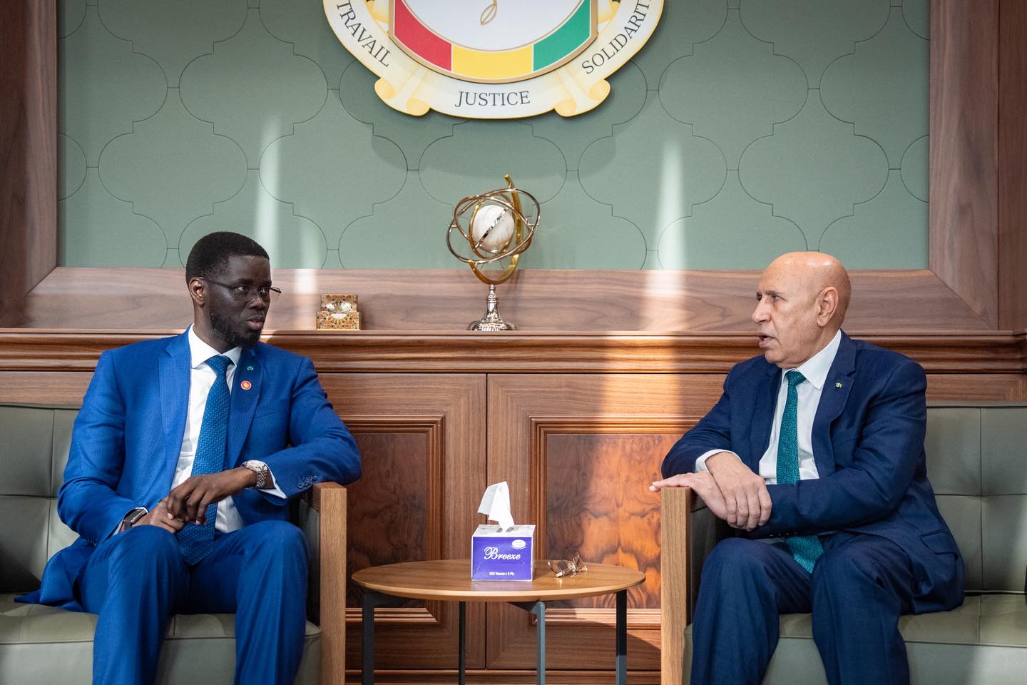 Guinée :  Entretien entre le Président Bassirou Diomaye Faye et son homologue mauritanien 