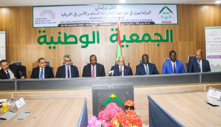 L’Assemblée nationale organise un colloque sur les enjeux de la sécurité et de la paix sur le continent africain