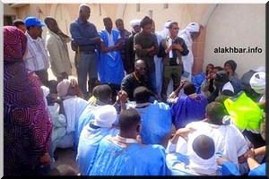 Nouakchott: Les employés de Tasiaist manifestent devant la présidence 