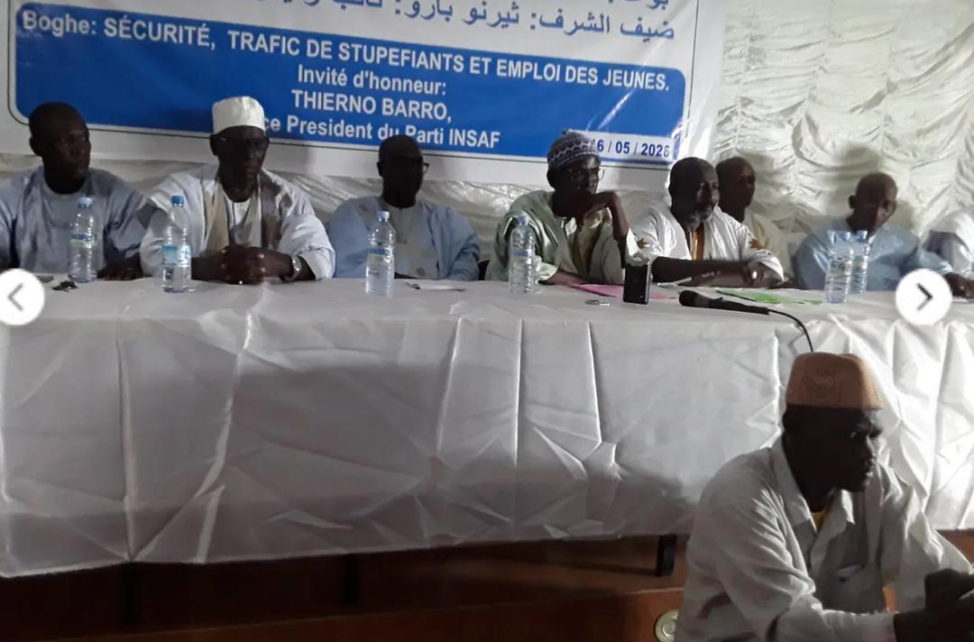 Le 2e vice-président d’INSAV et des membres du Mouvement Patriotique pour l’Unité Nationale et la Cohésion Sociale 