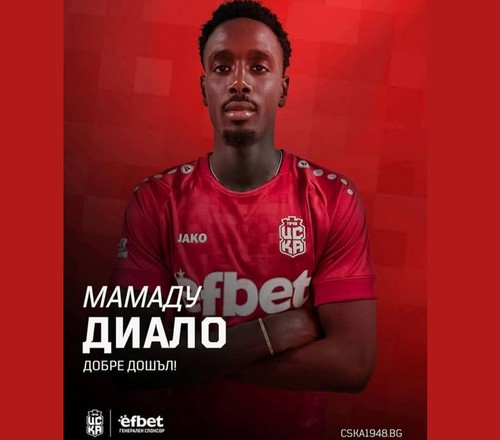 Transfert : Mamadou Diallo s’engage au CSKA Sofia 