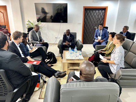 Le Ministre de l’Emploi et de la Formation Professionnelle reçoit une mission de la KfW