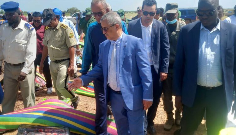 Le wali de Guidimakha supervise la relocalisation de trois quartiers inondés dans la moughataa de Gabou